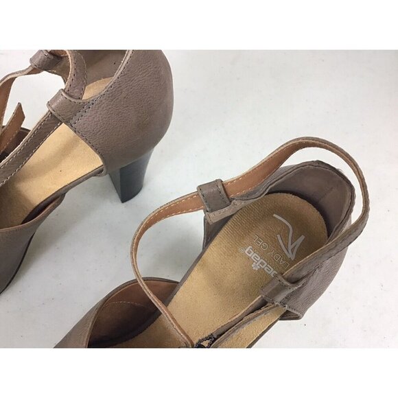 Corso Como Leather Heels Sandals Womens 9 - Picture 7 of 8